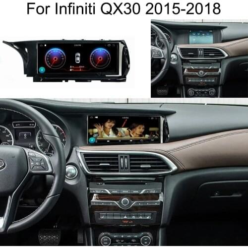 Built in carplay Android Car Radio For Infiniti QX30 2015-2018 GPS Navigation multimedia Player Touch HD Screen Head Unit