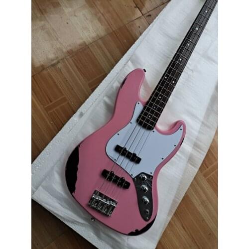 Free delivery high quality 4 string Bass Make old electric bass Real photos Support for customization