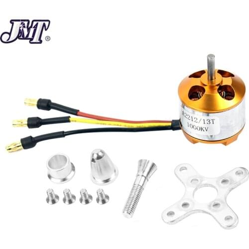 JMT A 2212 A2212 1000KV 1400KV Outrunner Brushless Motor 2-4S W/ Mount 10T RC Aircraft Quadcopter Drone