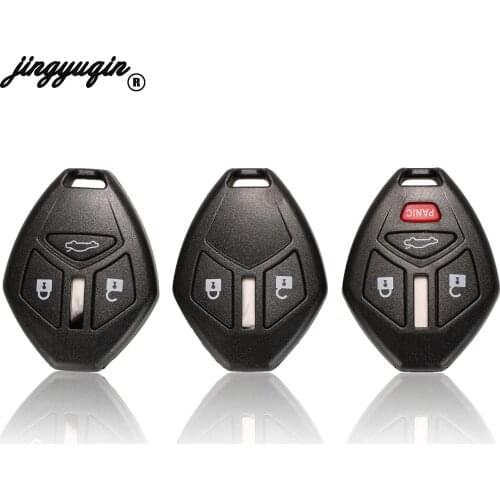 Jingyuqin For Mitsubishi Lancer Outlander Endeavor Galant Remote Key Shell Case 2 + 1/3 + 1 Buttons Car Key Style