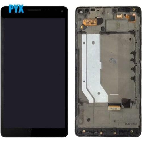 Black For 5.7" Microsoft Nokia Lumia 950Xl LCD Display Touch Screen Digitizer Assembly With Frame For Lumia 950 XL RM-1116 LCD