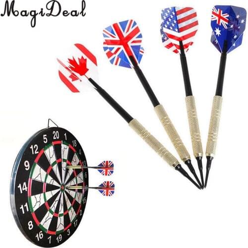 12 Pcs 14 Grams Soft Tip Darts Set with Extra Plastic Tips with 4 Kinds Flights for Electronic Dartboard Tip Darts