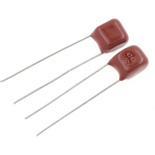 Free shipping 50PCS CBB Capacitance 100V474J 0.47UF 5% 5mm