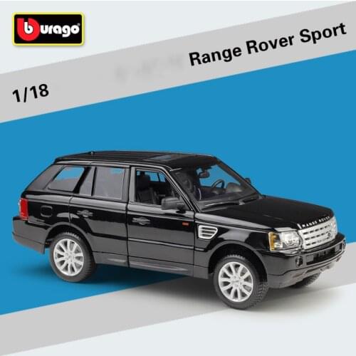 Bburago Diecast 1:18 Scale Sports Edition Range Rover Sport Simulation Holding Car Model Static Display Adult Collection