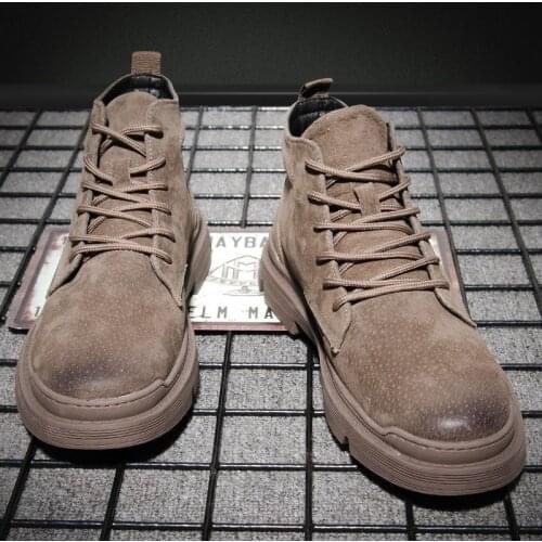 Men Shoes Autumn Mens Winter New Mens Martin Boots High Top Mens Outdoor Mens Boots Boots Tenis Masculino Zapatillas Hombre