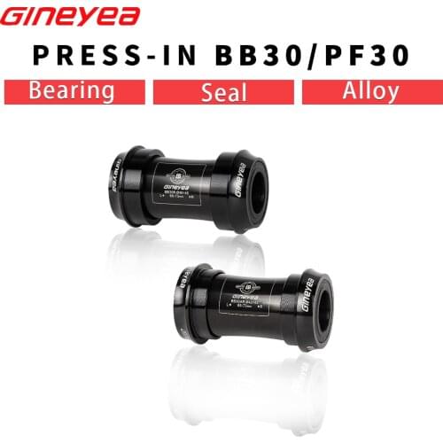 Gineyea BB30 PF30 Bottom Bracket Sealed Bearing Press Fit MTB Road Bike Holowtech Sram Gxp 24 22mm Mountain Bike BB Set Parts