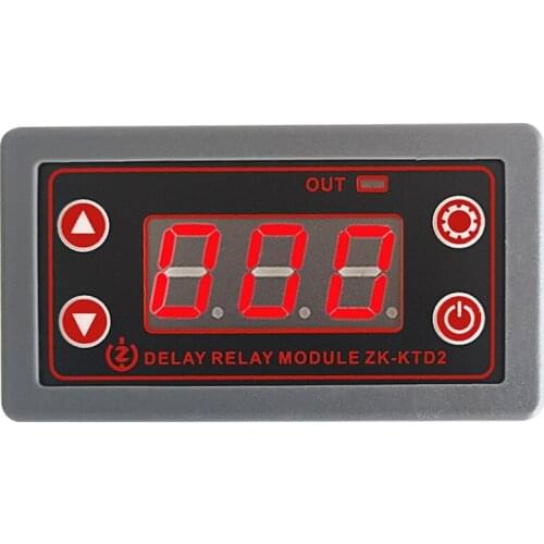 5V 12V 24V Delay Power-Off trigger Delay Cycle Timing Relay Module 0.1 seconds (min) to 999minutes (max) adjustable