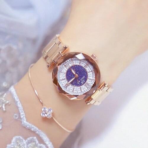 Luxury Crystal bracelet Watch Women Rose Gold Quartz Watch Date Clock Female Ladies Wristwatches relogio feminino Girls Gift
