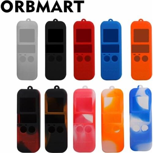 ORBMART Silicone Protective Case Cover with Lanyard Wristband For DJI Osmo Pocket Stabilized Handheld Camera Colorful