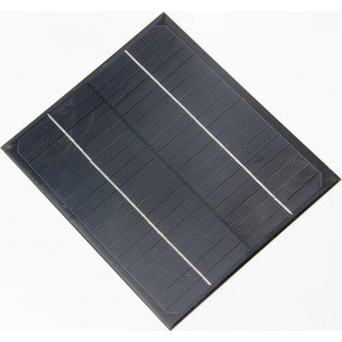 6W 18V Solar Cell Monocrystalline Solar Panel+Crocodile Clip For Charging 12V Battery 200*170MM 10pcs FreeShipping