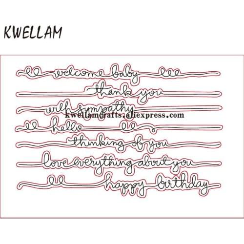 Thank you hello happy birthday Scrapbook DIY photo cards rubber stamp clear stamp transparent stamp 10x15cm 7082214