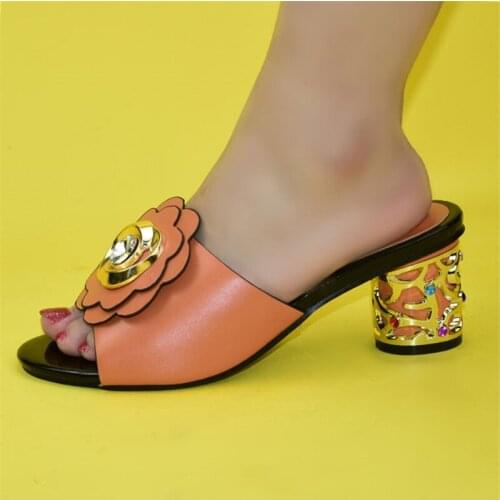Latest Italian Shoes African Shoes Without Bag Set Comfortable Women Shoes for Parties Wedding Shoes Bride African Dress Women