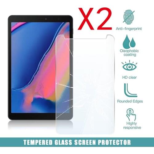 2Pcs Tablet Tempered Glass Screen Protector Cover for Samsung Galaxy Tab A 8.0 (2019) P200/P205 Breakage Tempered Film