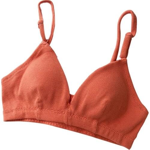 Women Push Up Bras Sexy Sling Seamless Underwear Bralette Lingerie Small Chest No Steel Ring Flat Tube Top Wrapped Chest Simple