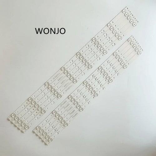 10pcs/Kit LED strips for LG 65 TV RLD650WY 65UJ620V-ZA 65UJ6200 CRH A6530300508R72HRev1.1 I CRH-A6530300508R72HRev1.1