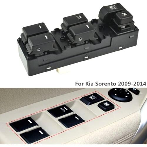 16 PIN Electric Power Window Front Left Master Lifter Switch Button For KIA Sorento 2009 2010 2011 2013 93573-2P000 93570-2P100