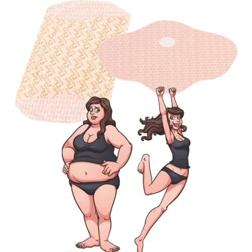 30Pcs Slimming Reduce Cellulite Lose Weight Burning Fat Mymi Wonder Belly Abdomen Patch Quick Navel Stick Slimer Tool