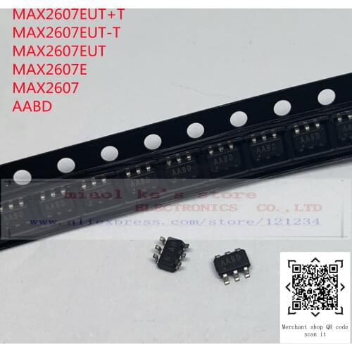 [5pcs~10pcs]100%New original: MAX2607EUT+T MAX2607EUT-T MAX2607EUT MAX2607E MAX2607 AABD - 45MHz to 650MHz Integrated IF VCOs