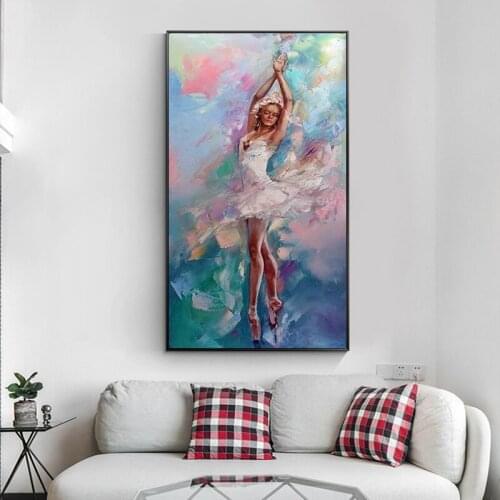 Abstract Dance Ballet Girl Artist Poster Printing High Quality Wall Painting Modern Furniture Girl Room Decoration Painting
