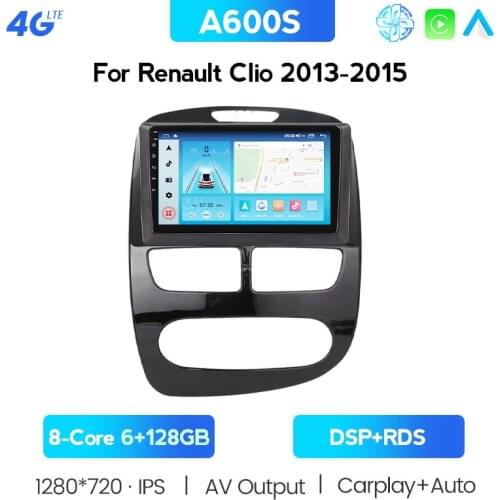 Octa-Core 4G Android 10.0 2 Din Car Radio GPS For RENAULT Clio 3 4 2012-2016 Multimedia NINE INCH Stereo Video Player Navigation