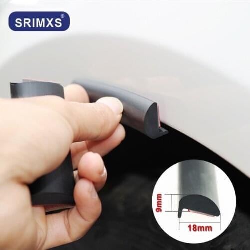 Auto Mudguard Car Fender Arch Wheel Eyebrow Flares Wheel Lip Body Kit Protector Cover Mud Guard Universal Wheel Eyebrow For Car