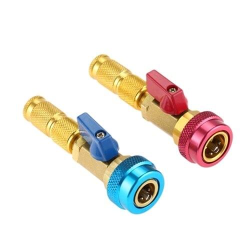 Car Air Conditioning Valve Core R134a Quick Remover Installer Low Pressure refrigerant freon adapter kit Valve Core Remover Tool