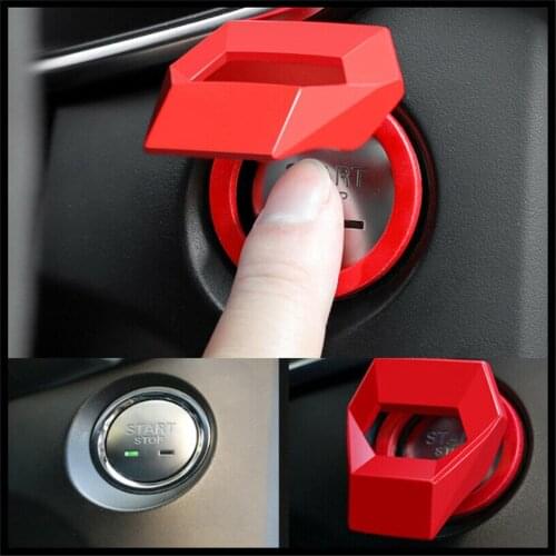 Car Ignition Switch Decorative Ring One-click for Mitsubishi ASX Endeavor Expo Montero Galant Grandis Lancer Mirage