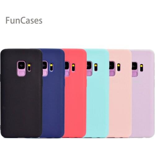 Simple Case sFor Aksesuar Samsung S9 Plus Soft Silicone Back Cover Para Flamingo Silicone Case sFor Samsung Galaxy S9 Plus Vente