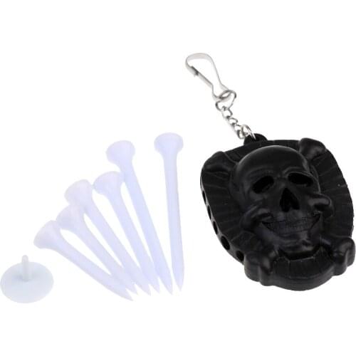 Golf Tee Holder with Tees Ball Maker Plastic Accessories Black