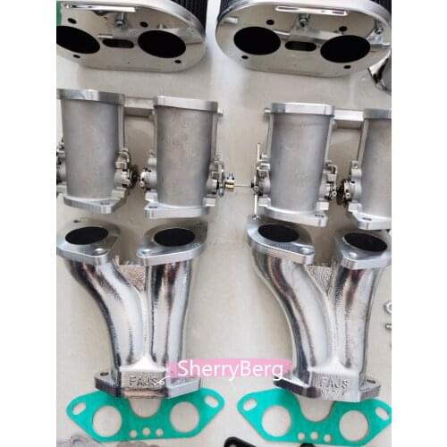 SherryBerg FAJS dual 48mm IDF 48idf 48 IDF throttle body with horn TPS plug filter split type for T4 replace weber delloroto
