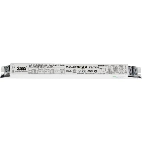 3AAA YZ-418EAA 220V T8/TC-L 18WX4 15WX4 36WX2 AC Electronic Ballast For T8 Fluorescent Lamp of Fish Tank Printing-Down Machine