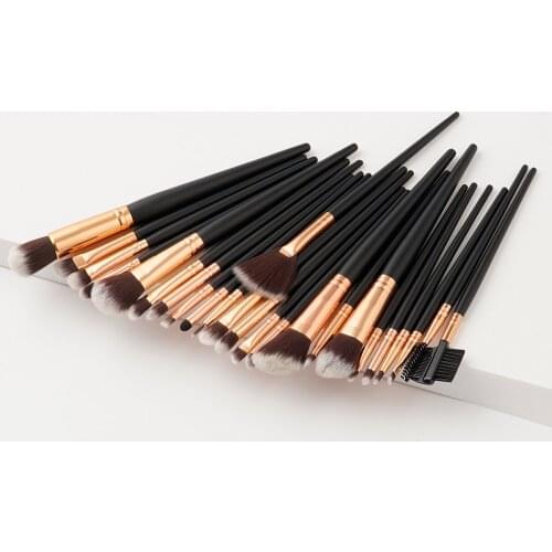 ENNKE Quality Brand Design Professional Facial Concealer Makeup Brush 24pcs/set Foundation Blush Eye Shadow Foundation Eye Brush