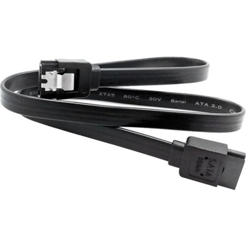 1Pcs SATA 3.0 6Gb / S 26AWG HDD Hard Drive Data Straight Signal Cable 45cm High-speed Data Transfer For All SATA Hard Drives