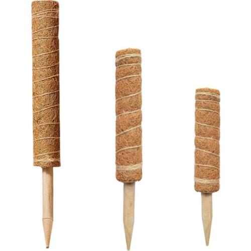Plant Cages & Supports 30/40/50cm Coir Moss Totem Pole Creeper Plant Support Climbing Extension Garden Plant Support & Care