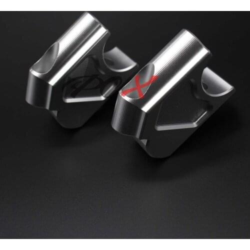 For BMW F800GS / F800R/ F800GT Silver Motorcycle Accessories Handle Bar Clamp Raised Extend Handlebar Mount Riser