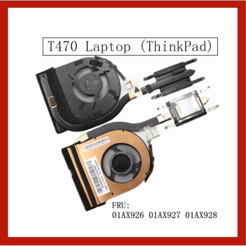 New For Lenovo Thinkpad T470 CPU Cooling UMA Fan, Heatsink Assembly Radiator Cooler FRU 01AX926 01AX927 01AX928