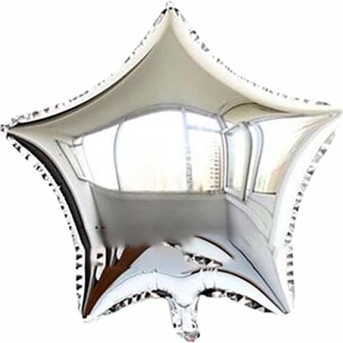 Lychee 10Pcs Pentagram Aluminum Foil Balloon Party Colorful Balloon Birthday Festival DIY Decoration Accessories