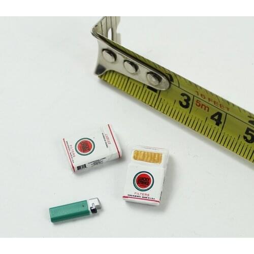 1/6 Scale Smoke Cigarettes Models with Lighter for 12''Figures Bodies DIY Accessories