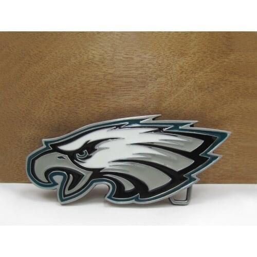 BuckleClub wholesale zinc alloy eagle head belt buckle cowboy jeans gift belt buckle FP-02796 pewter finish 4cm width loop