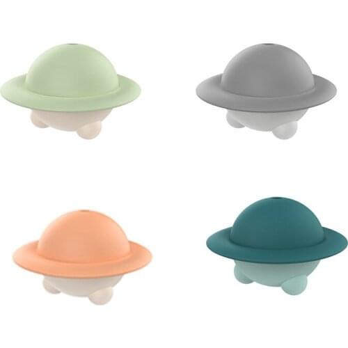 Silicone Ice Hockey Ice Box 4Pcs Round Ice Block Mold Large Home Whisky Ice Lattice DIY Model