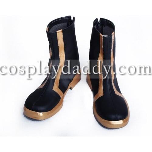 Touken Ranbu Ichigo Hitofuri Black Short Halloween Cosplay Shoes Boots S008