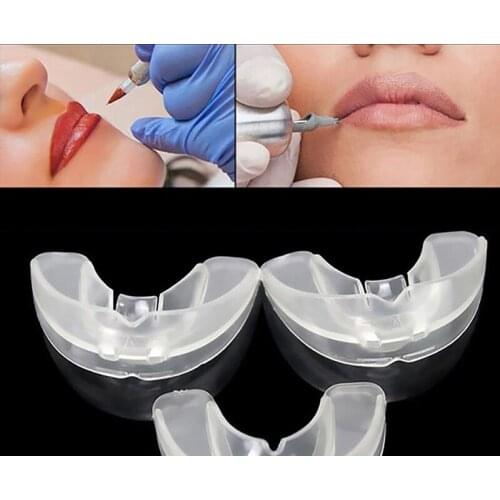 1PC Microblading Tattoo Soft Silicone lip Braces Protect Teeth Permanent Makeup Lips Oral Care lip Dental Protection Cover
