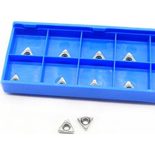 10PCS TCGT090208 AK H01 TCGT18.52 Internal Turning Tools Aluminum Cutter Carbide Insert Lathe Cutter Turning Insert
