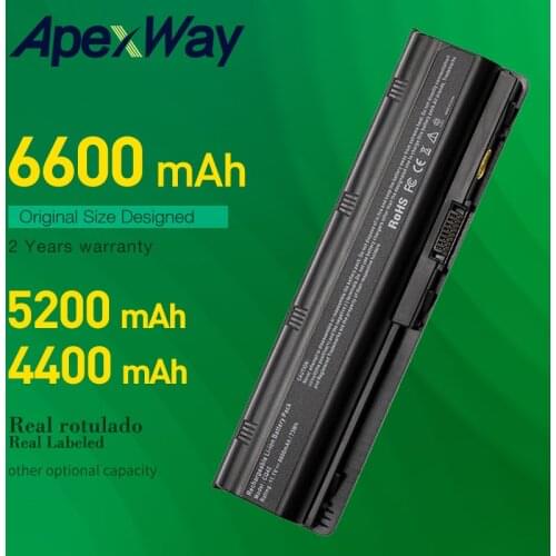 6 Cells mu06 New Laptop battery for HP Notebook PC 593553-001 for Pavilion g4 G6 G7 G32 cq42 593562-001 dm4 dv6 MU09 HSTNN-LB0W