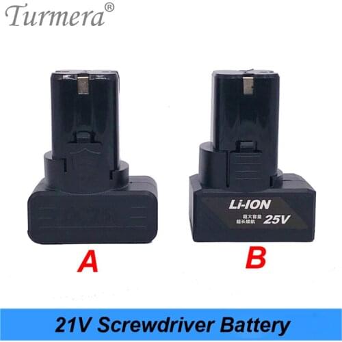 25v 6s 18650 pack screwdriver battery electric drill battery Cordless screwdriver charger battery for power tool turmera