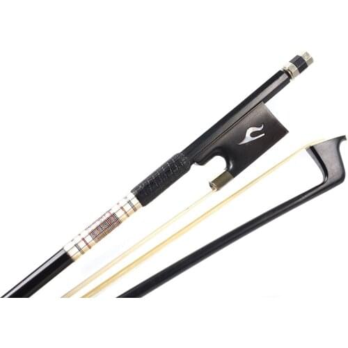 Yinfente 4/4 Violin Bow Black Carbon Fiber Great Balance AAA Natural Horsetail