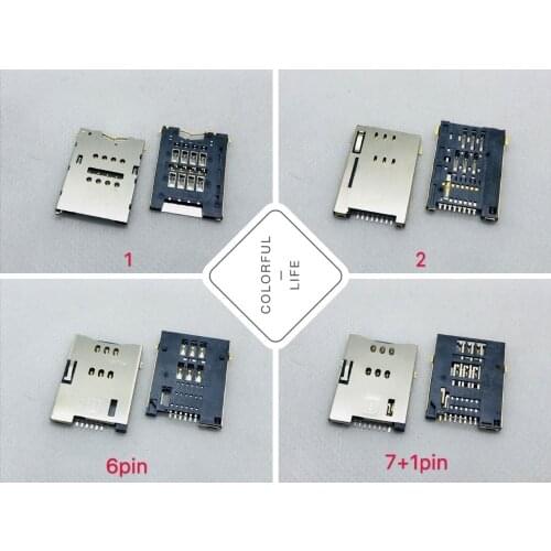 Big SIM Panel Tablet Laptop GPS Navigation 6/7/8PIN Computer Electronic Products Card Socket Connector Slot Tray MUP LCN Patch