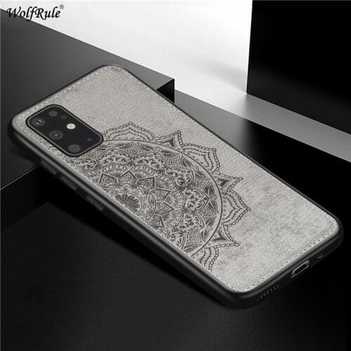 Cover For Samsung Galaxy S20 Plus Phone Hard Case For Samsung S20 Plus Shcokproof Soft TPU Fabric Texture Cover S20 Plus