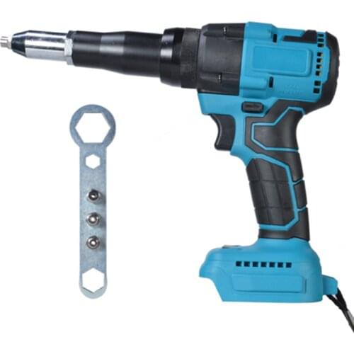 2.4mm-4.8mm Electric Rivet Nut Gun Brushless Rivet Gun Adapter Cordless Riveting Tool Insert Nut Pull Rivet Tool Without Battery