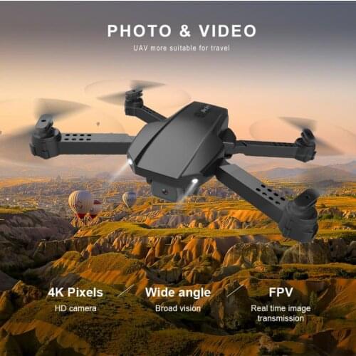 F97 RC Drone 4K HD Dual Camera Wide Angle Shooting WIFI FPV 360° Roll Headless Mode Foldable Quadcopter Kids Toys Webcam
